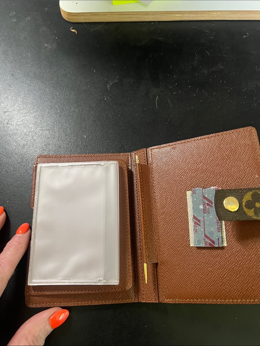 Authentic Vintage Louis Vuitton Brown Monogram Wallet (phone/other electronic) - Picture 8 of 11